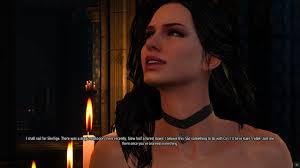 The Witcher 3 - Yennefer romance scene with nude mod - YouTube