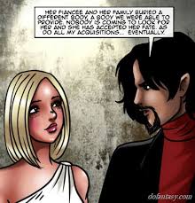 Sex slave takes an oral creampie. - BDSM Art Collection - Pic 3