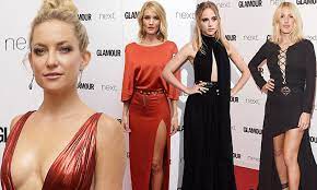 Kate Hudson and Suki Waterhouse wow in gowns at the 2015 Glamour Awards |  Daily Mail Online