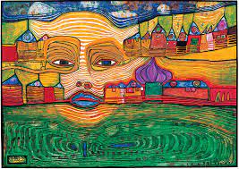 Art Room Britt: Friedensreich Hundertwasser Dreamscapes in Marker