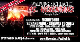 Hexentanz Festival 2023 - 28/04/2023 (3 days) - Großrosseln - Germany