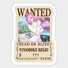 Vinsmoke Reiju One Piece Fashion Wanted - Vinsmoke Reiju - Sticker |  TeePublic
