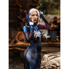 Gwenom Symbiote Gwen Stacy Suit Galaxy Look Gwen Suit