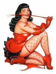 Dominatrix pinup