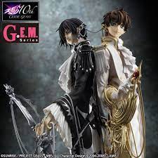 G.E.M. Series [Code Geass] Clamp Works in Lelouch & Suzaku Set: Megahouse -  Tokyo Otaku Mode (TOM)