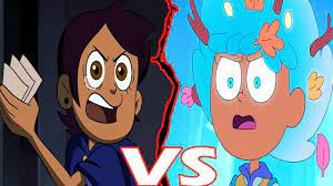 The Owl House X Amphibia: Luz Vs Anne - YouTube