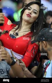 Belo Horizonte, Brazil. 19th June, 2019. 19th June 2019, Mineirão,  Belo Horizonte, Minas Gerais, Brazil; Copa America Football, Argentina  versus Paraguay; Larissa Riquelme, supporting the team of Paraguay Credit:  Action Plus Sports