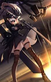 White haired woman in black dress holding sword illustration, warrior,  Nier: Automata, 2B (Nier: Automata), NieR HD wallpaper | Wallpaper Flare