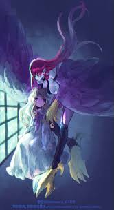 kujaku mai and harpie lady (yu-gi-oh! and 1 more) drawn by sugomori_tsuru_( artist) | Danbooru