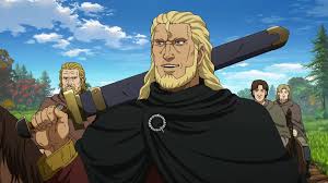 Vinland Saga season 2 episode 7: Ketil and Arnheid's relationship  established as Thorgil returns from Canute's war