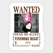 Vinsmoke Reiju One Piece Wanted - Vinsmoke Reiju - Sticker | TeePublic
