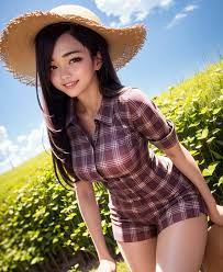 Wallpaper : AIbot, ai art, farm, outdoors, big boobs, vertical, straw hat  1152x1408 - jrmnt - 2226910 - HD Wallpapers - WallHere