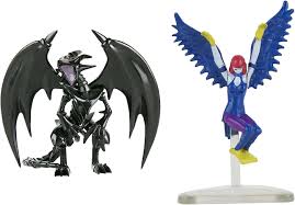YuGiOh Red-Eyes Black Dragon & Harpie Lady Figure 2-Pack - Walmart.com