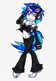 Mandarinswift, Barefoot, Belly Button, Dj Pon-3, Elf - Vinyl Scratch Human  R34 - Free Transparent PNG Clipart Images Download