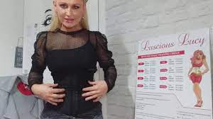 Waist training belt and waist training corset luscious Lucy brand  customized product - YouTube