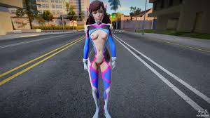 Overwatch DVA Semi Nude for GTA San Andreas
