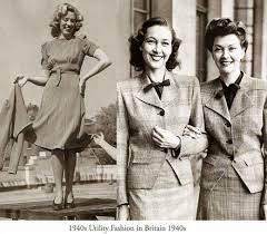 1940s-british-utility-fashions 733875701764473955 | 1940s fashion, 1940s  fashion women, 1940s hairstyles