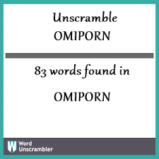 Unscramble OMIPORN - Unscrambled 83 words from letters in OMIPORN