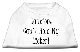 Can't Hold My Licker Screen Print Shirts White Lg (14) - Walmart.com