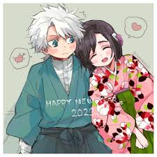 hitsugaya toushirou and hinamori momo (bleach) drawn by  tama-chan_(momomomijisakura) | Danbooru