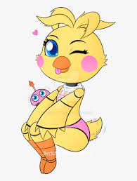 Fnaf Gift - Cute Toy Chica Drawings Transparent PNG - 743x1075 - Free  Download on NicePNG