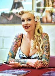 Sabina Kelley: blond & tattooed pin-up | A living icon at th… | Flickr