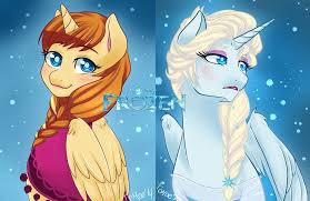 Frozen My Little Ponies | Frozen Princesses Elsa and Anna Get Artistic  Makeovers | POPSUGAR Love & Sex Photo 10