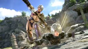 SC VI]2Bに必殺技 ryona - YouTube