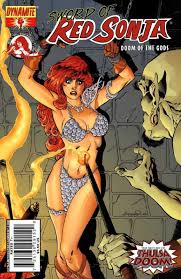 Aaron Lopresti's RED SONJA IN BONDAGE, in Mighty Hal's Bring on the Good  Girls! Comic Art Gallery Room