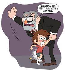 Spanking fanart