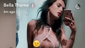 Bella Thorne Flashes NIPPLE Piercings on Snapchat to Celebrate 'Famous in  Love' Premiere - YouTube