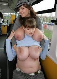 boobs hanging out in public transport - Reddit NSFW