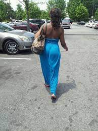 Sun dress with no panties