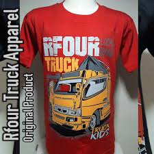 Jual kaos truck anak rfour truck - Kab. Wonogiri - mediacom | Tokopedia