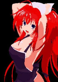 Rias Gremory Pixel Art' Poster by owopixels | Displate