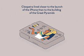 Cleopatra lived closer to the launch of the iPhone than to the building of  the Great Pyramids – Factourism