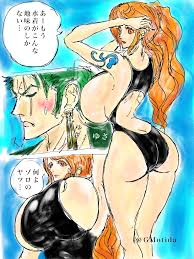 nami (one piece)+roronoa zoro Hentai Juggs. Big Hentai Tits!