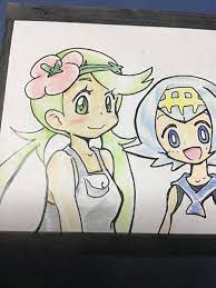 未使用に近い】同人手描きイラスト アローラの仲間たち スイレン マオリーリエポケモンカード風 ポケカ一点もの  リクエストイラストオーダーメイドの落札情報詳細 - ヤフオク落札価格検索 オークフリー