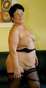 Fette alte nackte frau
