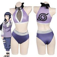 Naruto Hinata Hyuga Sexy Swimsuit Cosplay Costume Swimwear Outfits Carnival  Suit | eBay