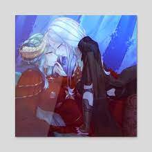 F!Byleth & Edelgard, an art canvas by elufae - INPRNT