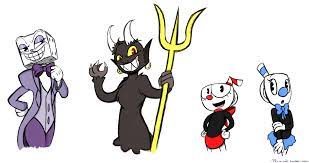 Miss. PsySon — Genderswap Dice, Devil, Cuphead, and Mugman I was...