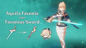 Aquila Favonia over Favonius Sword [Genshin Impact] [Mods]