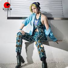JoJo's Bizarre Adventure Cosplay Jolyne Cujoh Cosplay Costume Sexy Suit  Adult | eBay