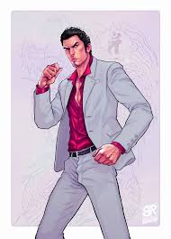 Kiryu & Majima Double Pack Art Prints - Etsy