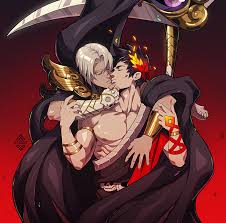 zagreus and thanatos (hades and 1 more) drawn by xelgot | Danbooru