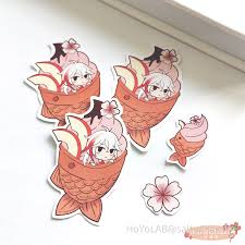 Genshin Taiyaki Stickers | Genshin Impact | HoYoLAB