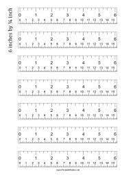 Ruler 6-Inch By 4 With cm - Printable Ruler