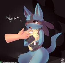Hope ya'll have a wonderful day~ Have a Lucario [Art by me - FireEagle2015  @DeviantArt] : r/furry