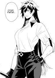zhongli (genshin impact) drawn by sushisalmon95 | Danbooru